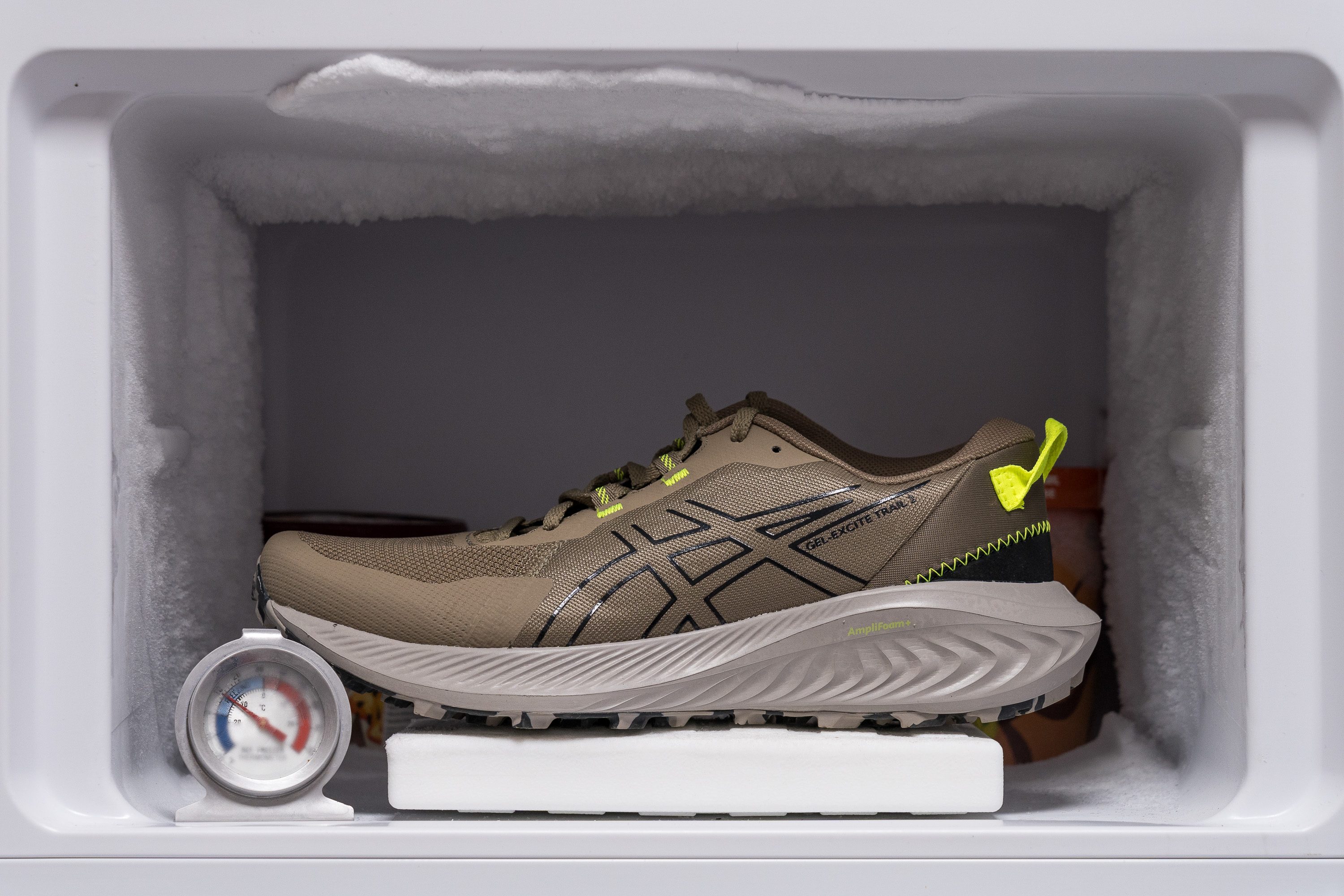 ASICS Gel Excite Trail 2 Midsole softness in cold (%)