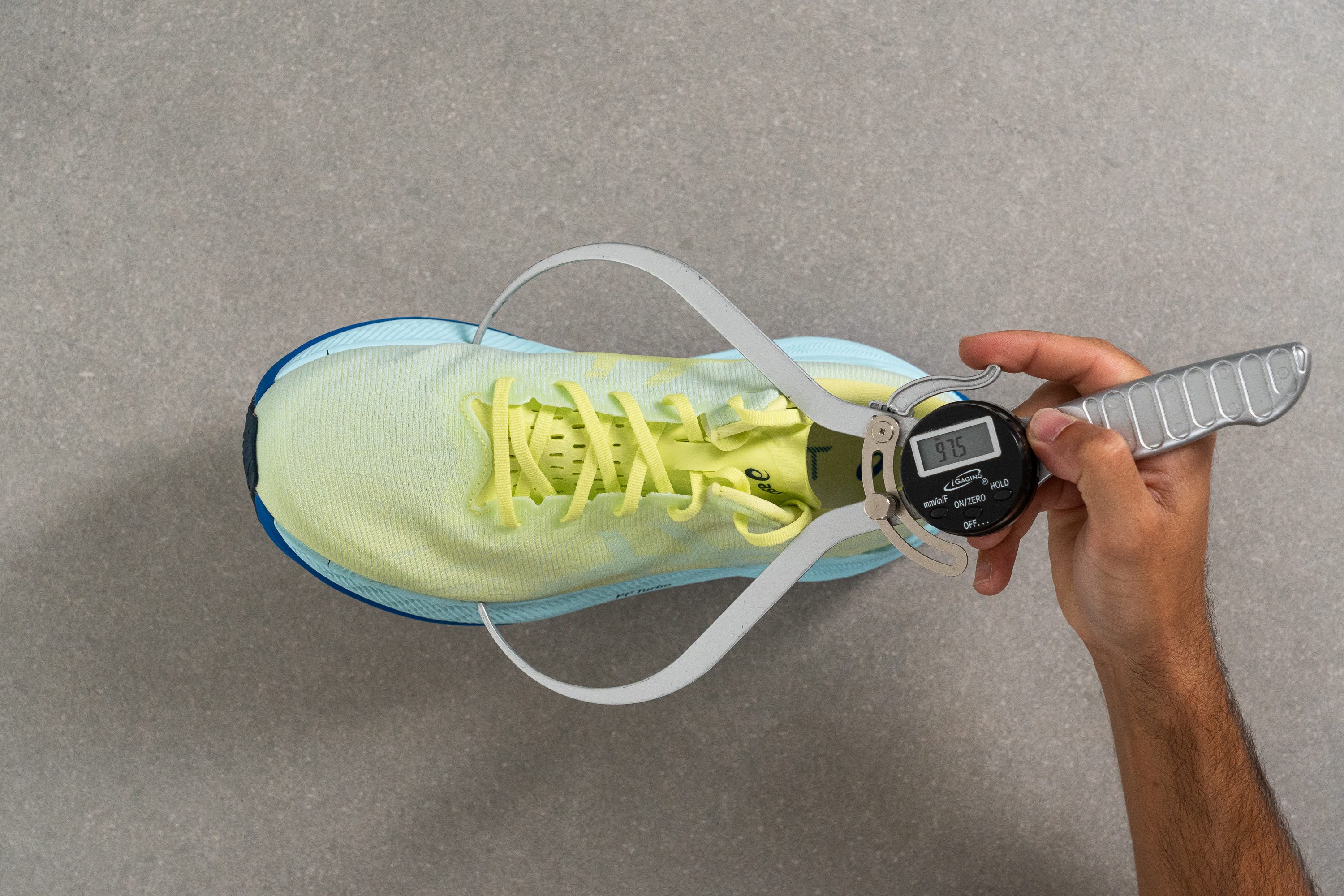 ASICS Superblast Toebox width at the widest part