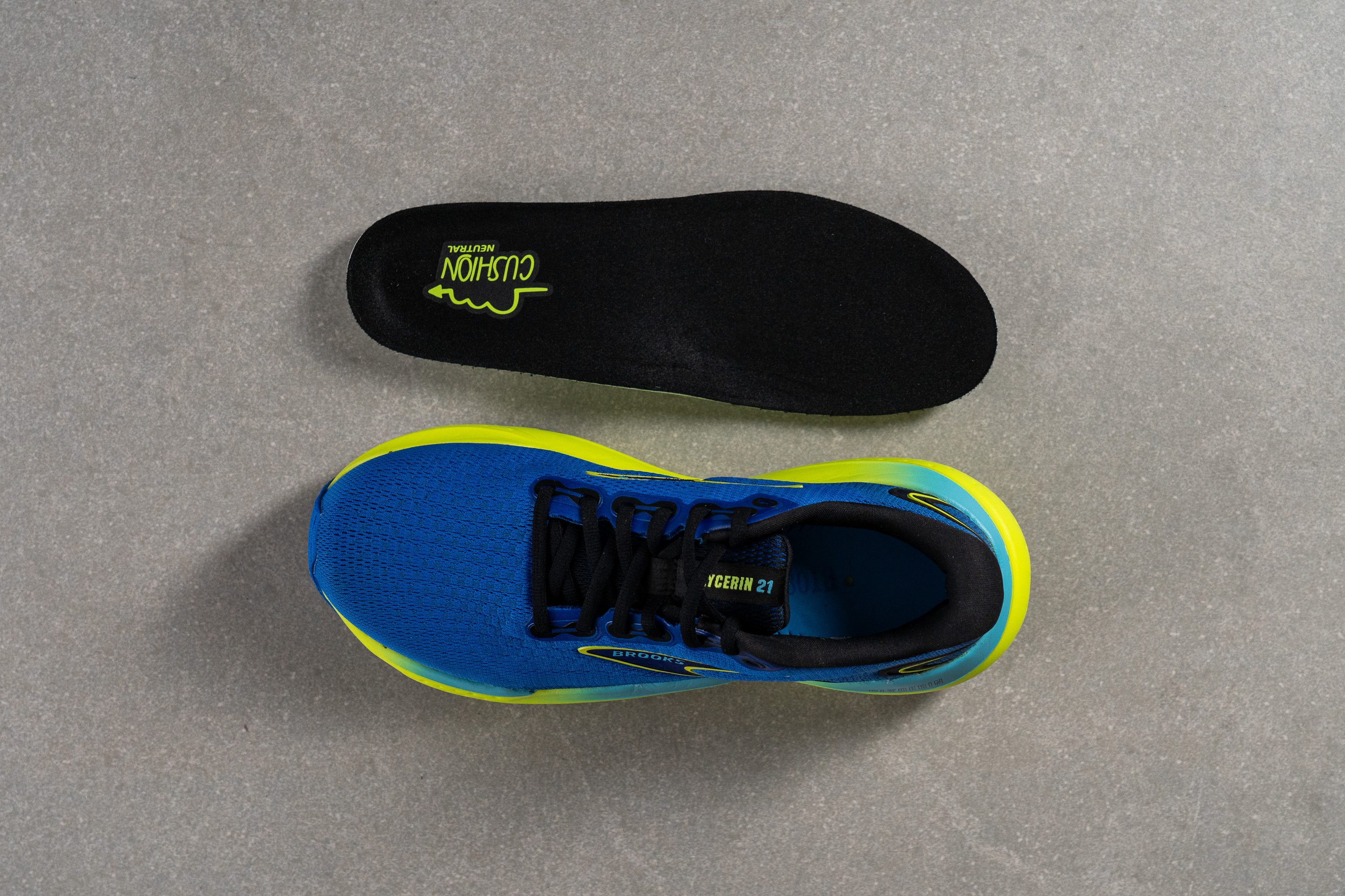 Brooks Glycerin 21 Removable insole