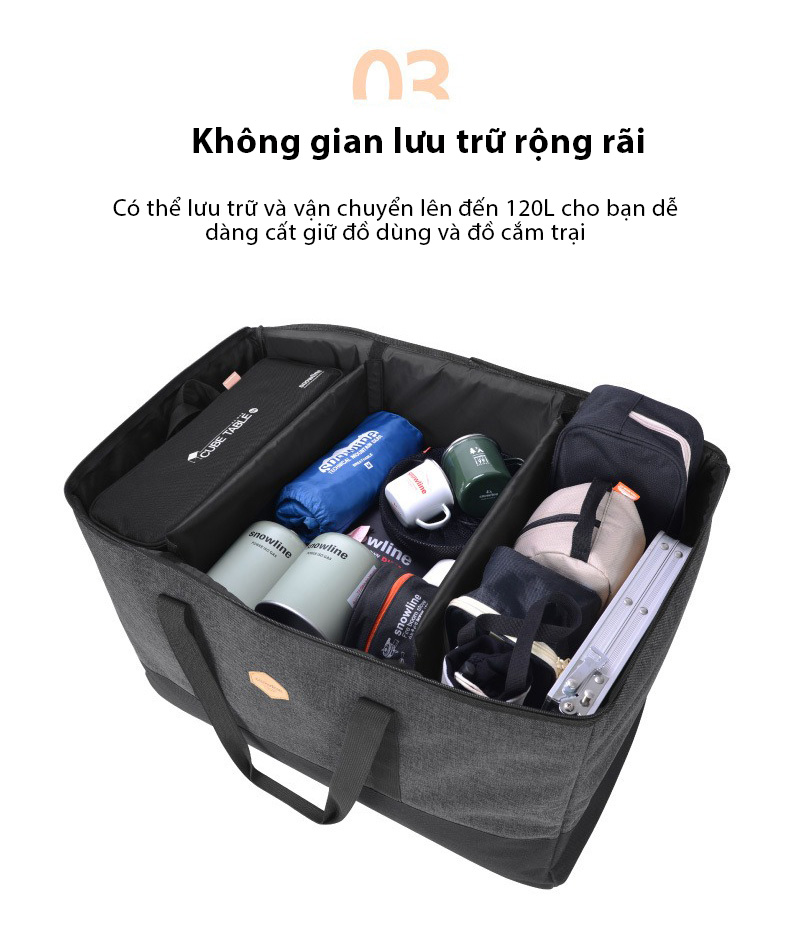 Túi đựng đồ cắm trại Snowline Enjoy Cargo Bag SND5ULA011