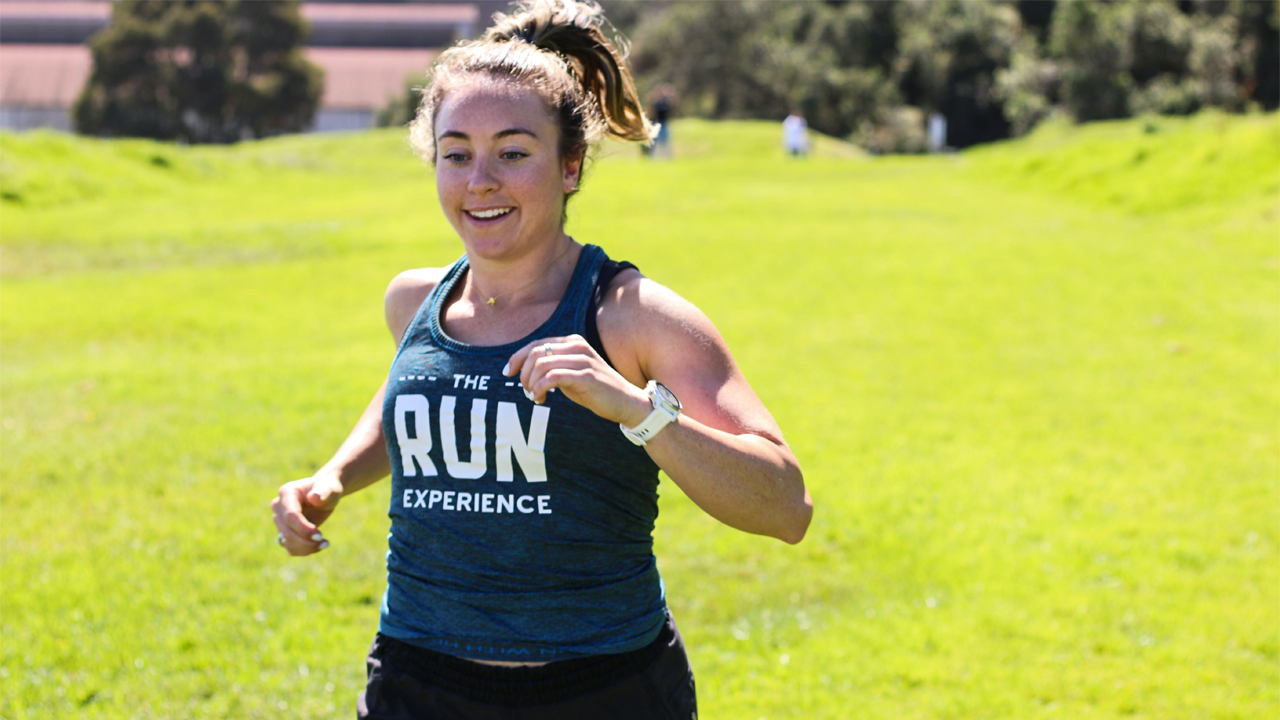 woman running