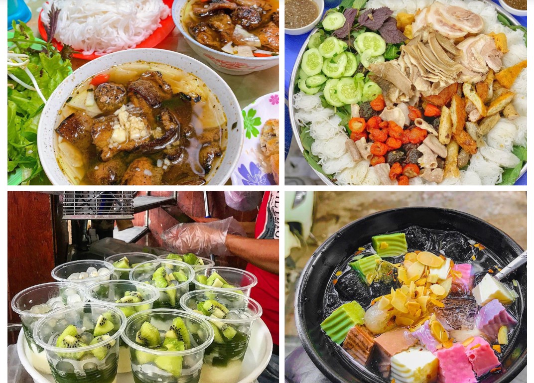 Bản đồ food tour Hà Nội