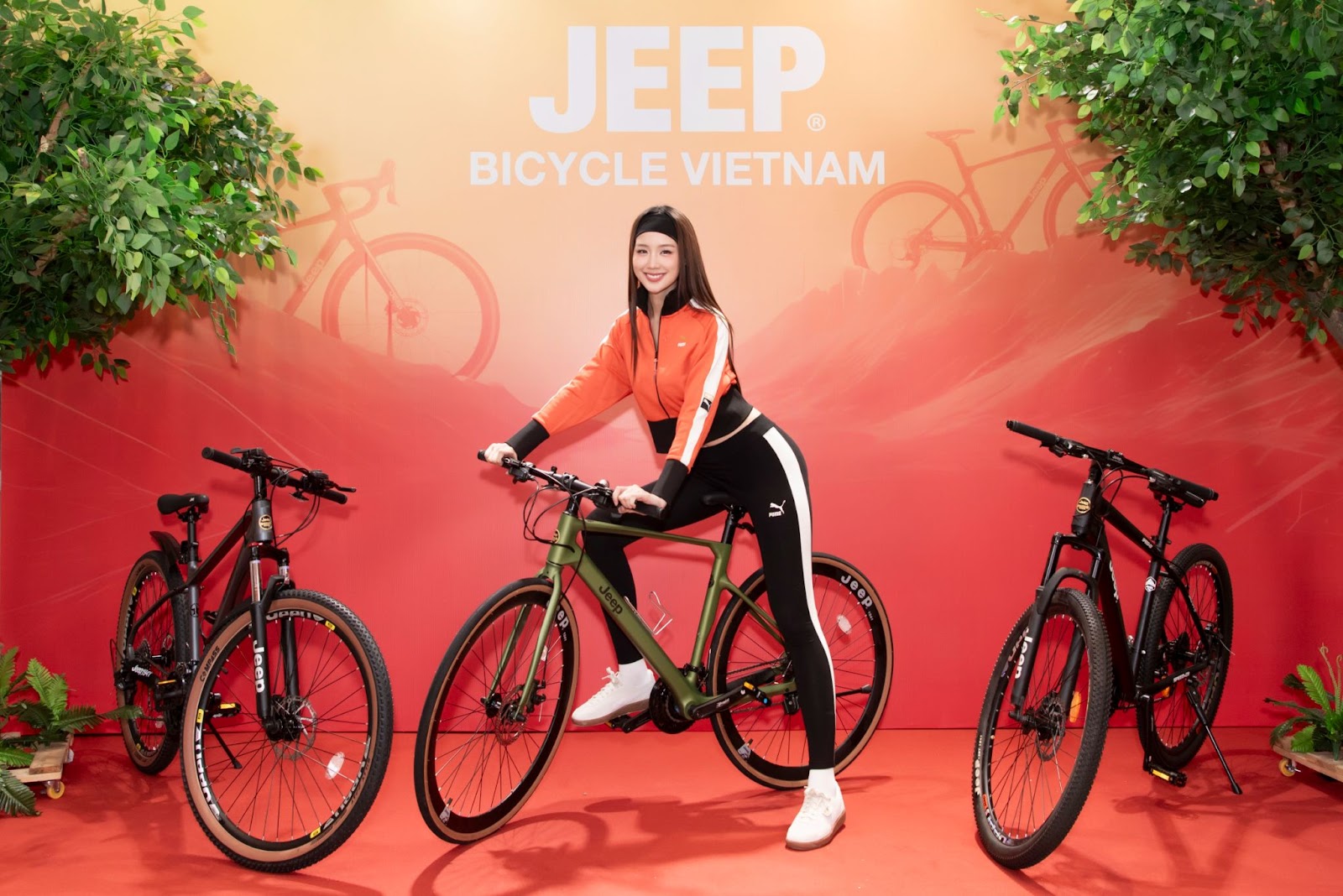 Hoa Hậu Bảo Ngọc là Đại Sứ Jeep Bicycle Việt Nam