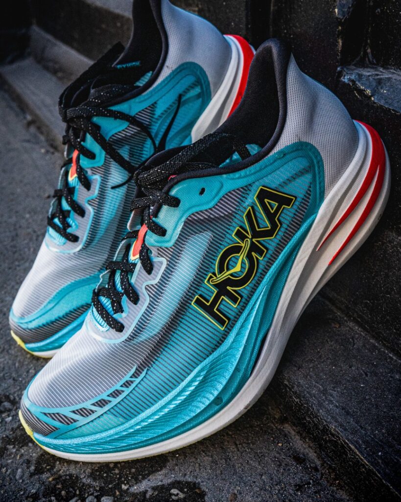 hoka cielo x1 2.0 - both shoes vertical