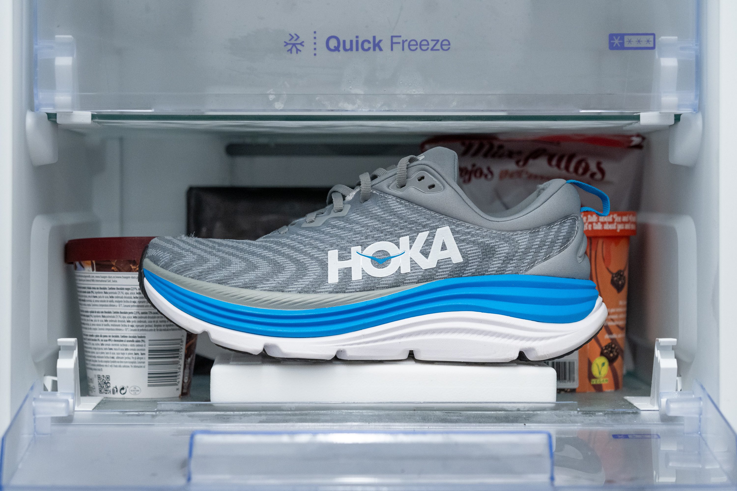 Hoka Gaviota 5 Midsole softness in cold