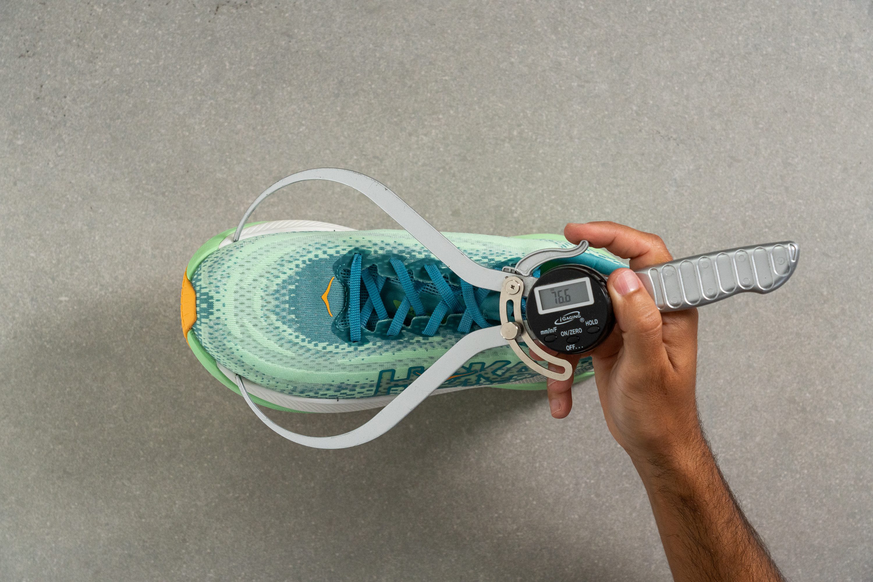 Hoka Mach X Toebox width at the big toe