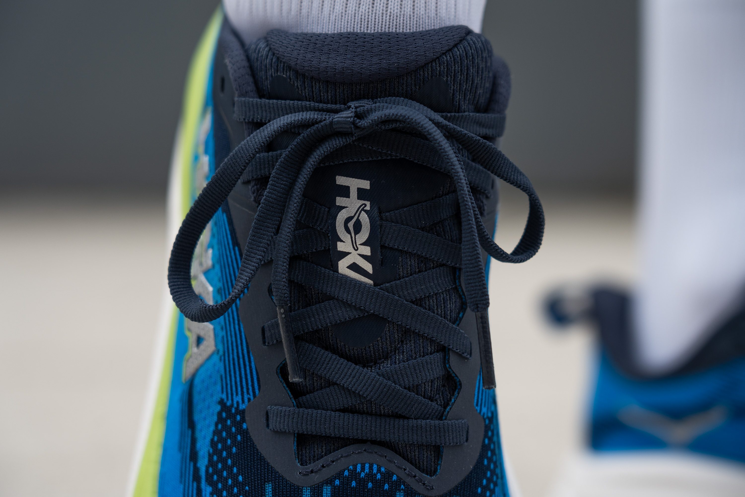 Hoka Skyflow tongue lockdown