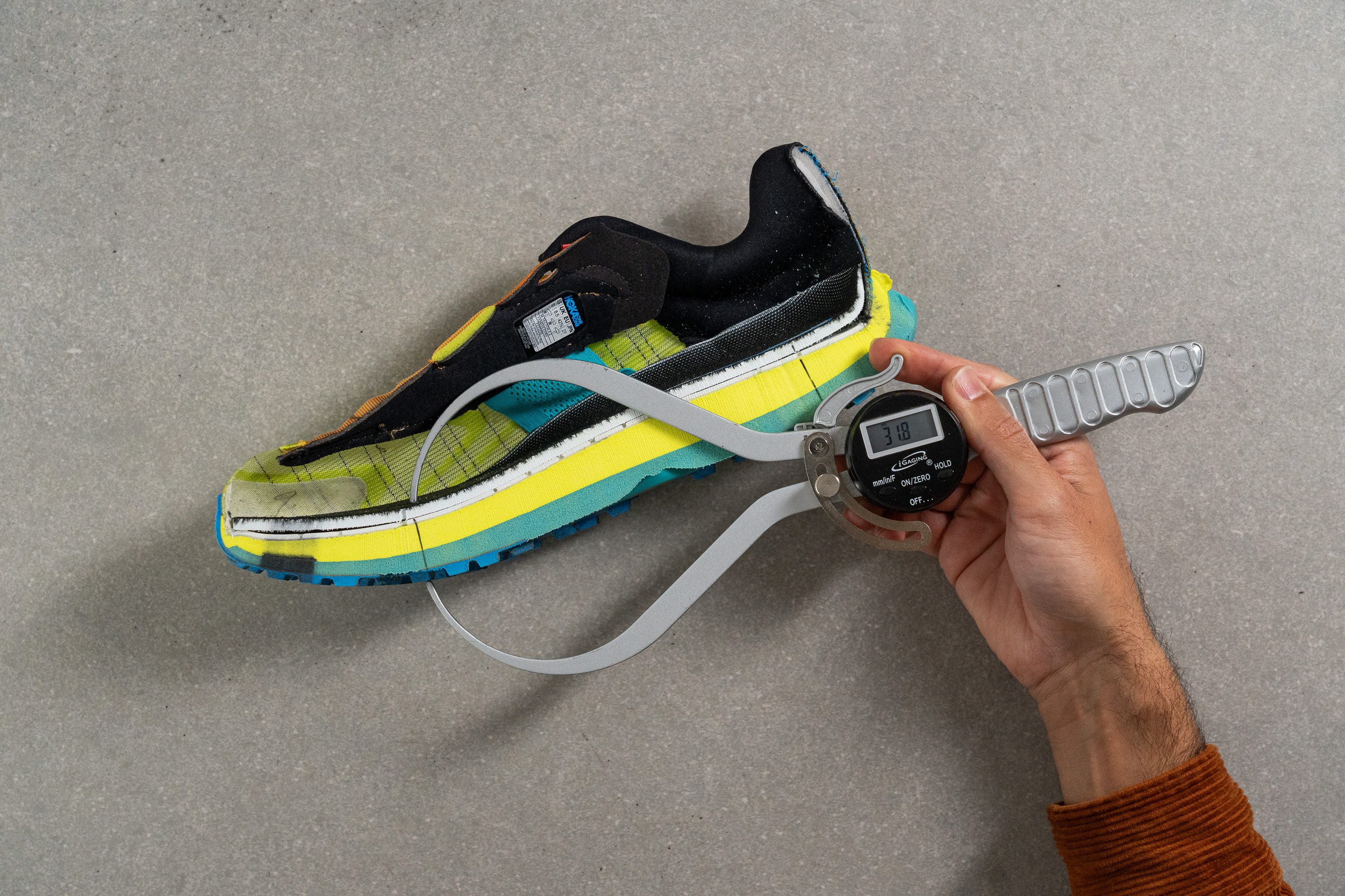 Hoka Tecton X 2 Forefoot stack