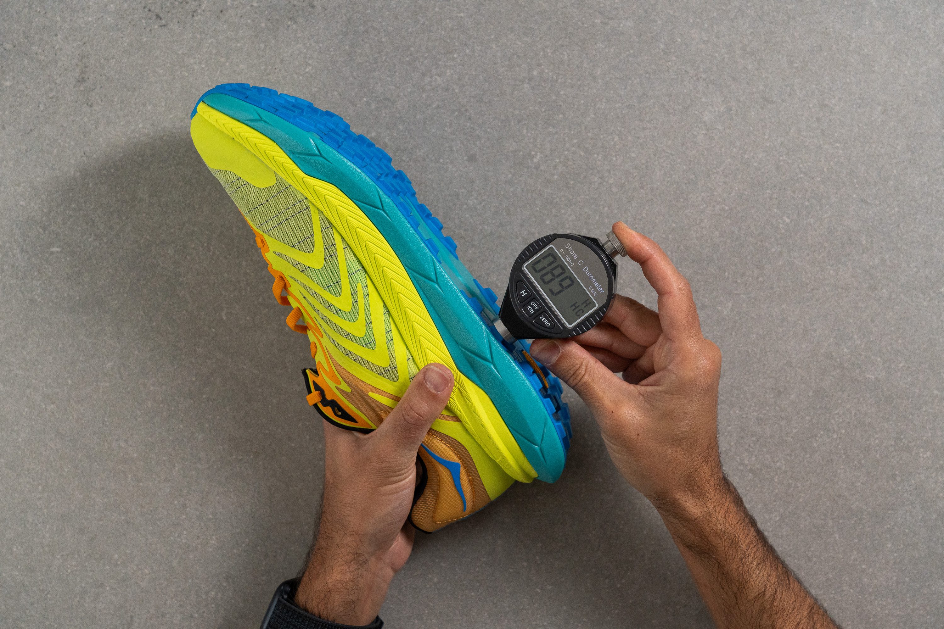 Hoka Tecton X 2 Outsole hardness