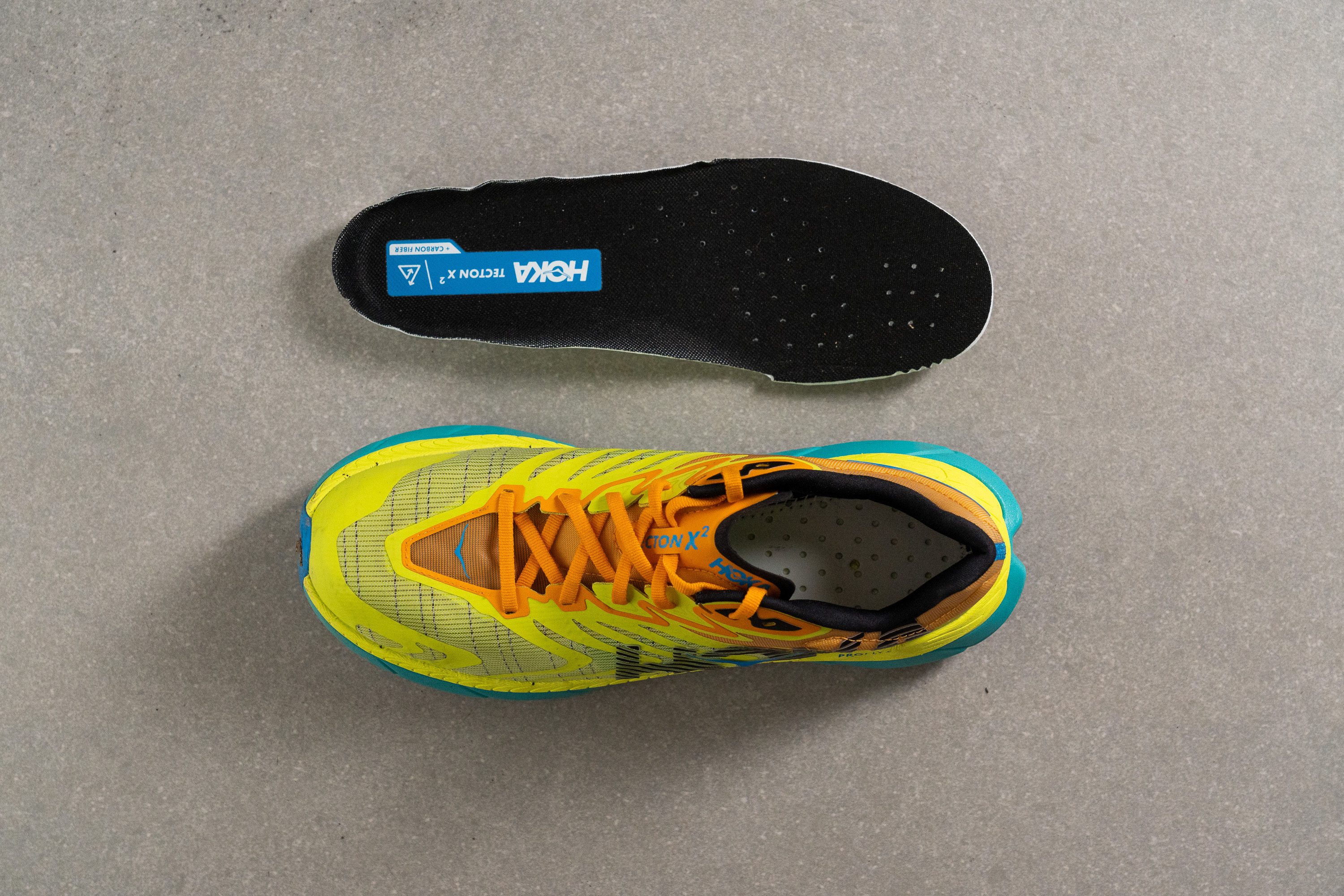 Hoka Tecton X 2 Removable insole