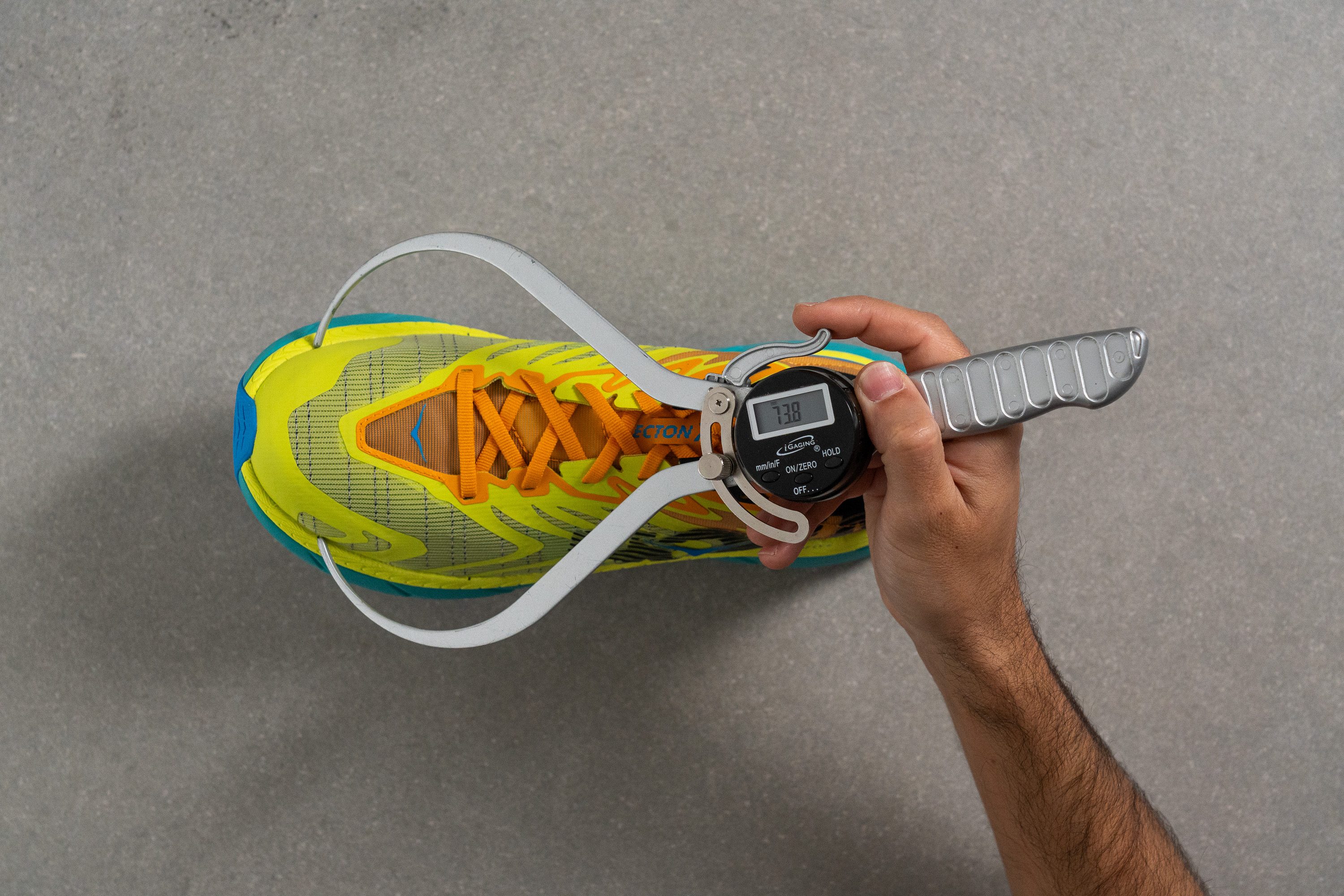 Hoka Tecton X 2 Toebox width at the big toe