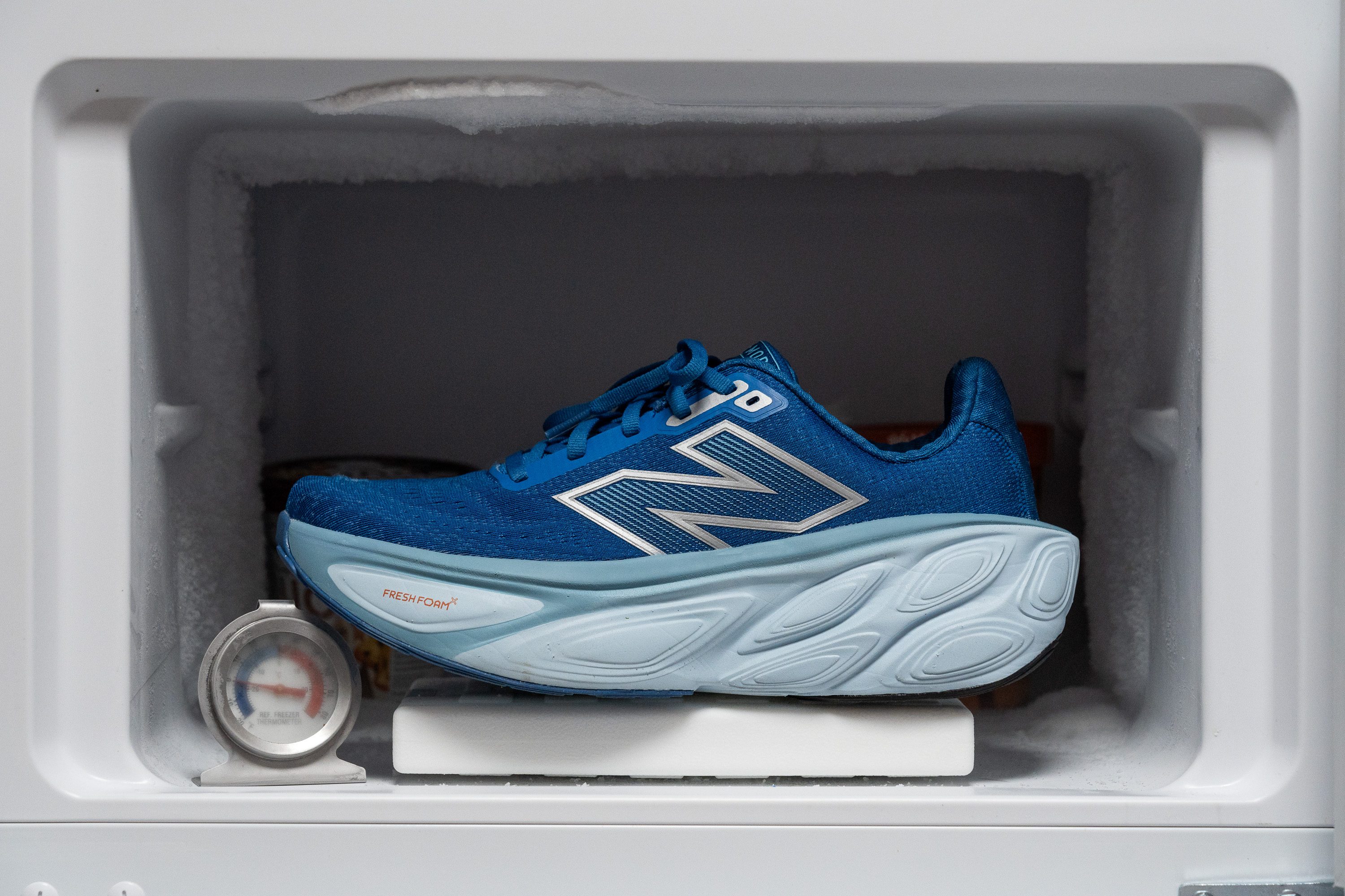 New Balance Fresh Foam X More V5 Difference in midsole softness in cold