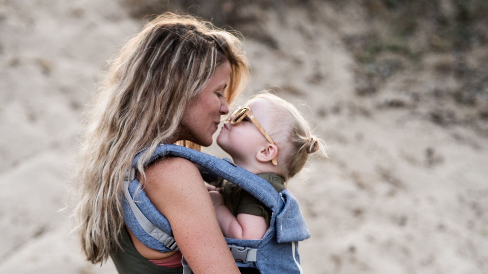 woman holding baby